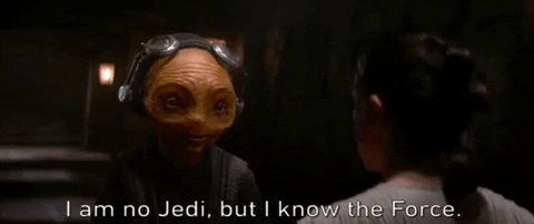 episode 7 i am no jedi but i know the force GIF by Star Wars