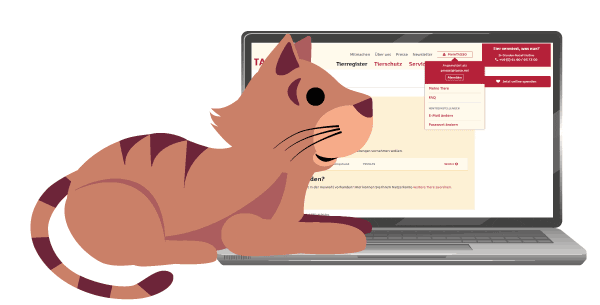 Cat Computer Sticker by TASSO e.V.