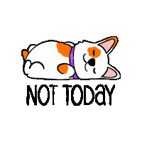 wesploot dog puppy sleep lazy Sticker