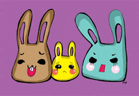 flayravenz cute cartoon kawaii bunny GIF