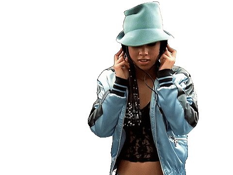 A Womans Worth Earphones Sticker by Alicia Keys