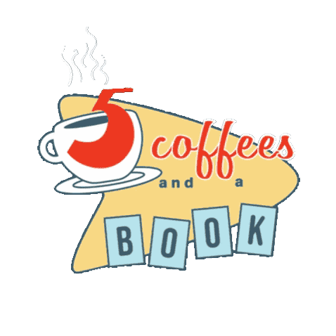 parabolos coffee book reading book club Sticker
