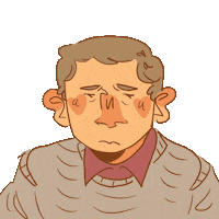 Holmosexualitea art bored sherlock sigh Sticker