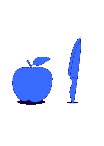 Apple Sticker by Choco