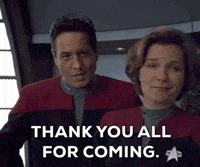 startrek star trek voyager star trek voyager thank you for coming GIF