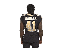 Alvin Kamara Running Sticker by New Orleans Saints