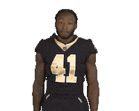 Alvin Kamara Running Sticker by New Orleans Saints