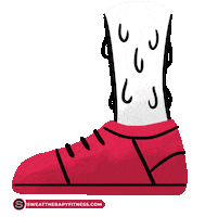 SweatTherapy workout run running sweat Sticker