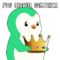 Penguin Win Sticker by Abster