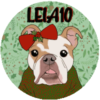 Wink Christmasdog Sticker