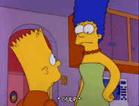 Season 3 Gulp GIF by The Simpsons