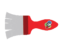 Paint Brush Sticker by Corpimca
