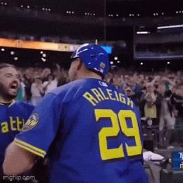 kingkaps7 giphyupload kingkaps7 look at what cal raleigh means to this mariners team and to the fans in seattle GIF
