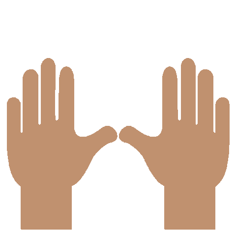 Praise Hands Yes Sticker by ISUExtension
