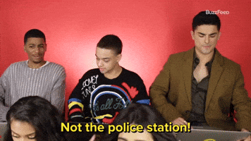 Not The Police Station!