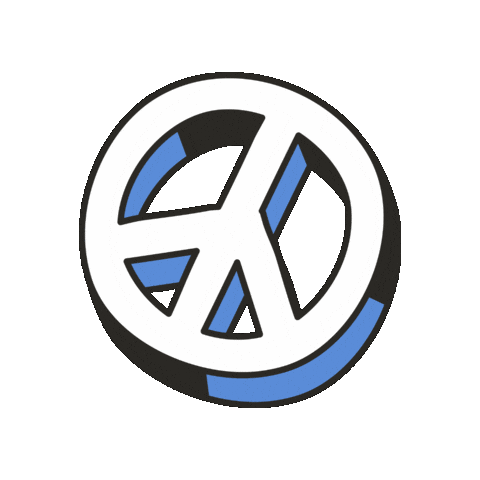 Peace Out Pride Sticker by Maeve Chocolate
