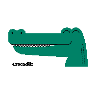 CrocodileInternational crocodile crococare crocodileinternational afterwegetthroughthis Sticker