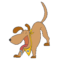 PedigreeBR dog puppy cachorro tail Sticker