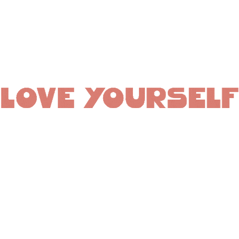 madisonjadziadesign love colors words selfcare Sticker