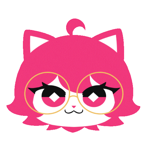 Talking Cat Girl Sticker