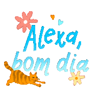 AlexaBrasil cat dia dot bom Sticker