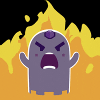 This Is Fine On Fire GIF by aavegotchi