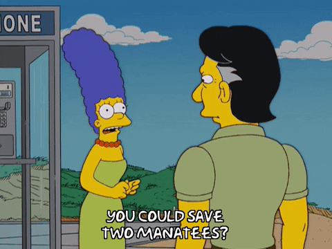 marge simpson discussion GIF