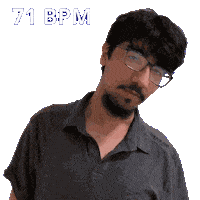 71 Beats Sticker