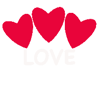 I Love You Hearts Sticker