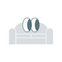 standouttherapist office couch sofa lounge Sticker