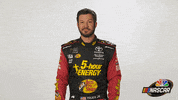 truex selfhighfive GIF by NASCAR on NBC