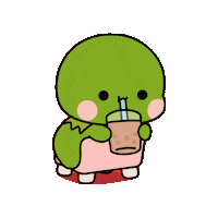 Bubble Tea Party Sticker by Kibbi
