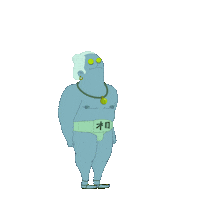 MagariFun run jump walk samurai Sticker