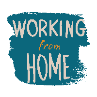 Work From Home Sticker by zandraart