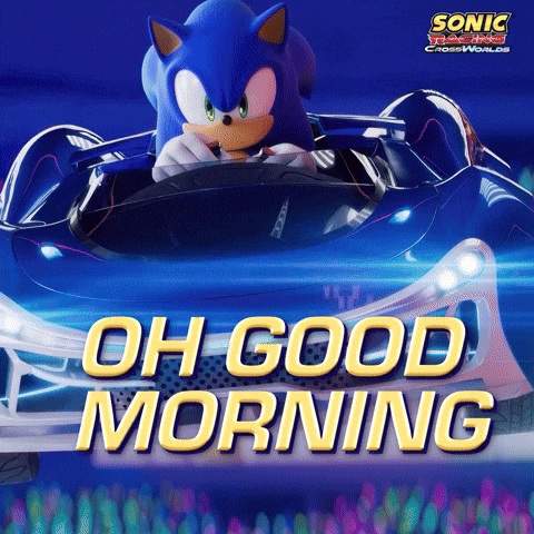 Morning Sega GIF by Sonic the Hedgehog