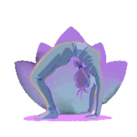monkeylabonlinestudio dance sport cartoon yoga Sticker