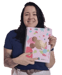 Papelaria Caderno Sticker by Kelly Miranda