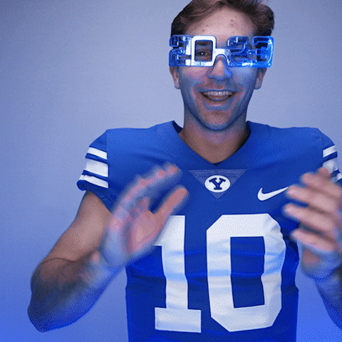 Byu Football Sport GIF by BYU Cougars