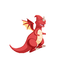 Magic Dragon Sticker by Metromall