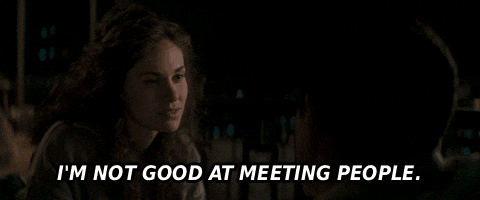 Im Not Good At Meeting People GIF