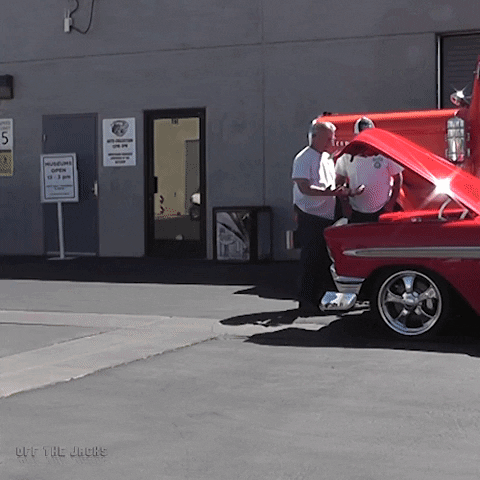 driving classic car GIF by Off The Jacks
