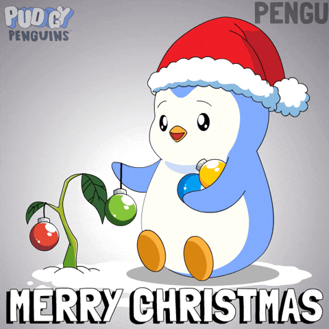 Merry Christmas GIF by Pudgy Penguins