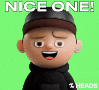 Well Done Thumbs Up GIF by OneFootball Heads