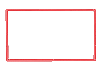 showslot neon frame memphis rot Sticker