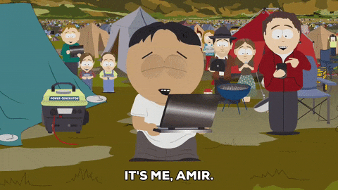 laptop introducing GIF by South Park 