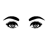 byminaalsheikhly beauty lashes mascara volume Sticker