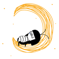 Stars Moon Sticker