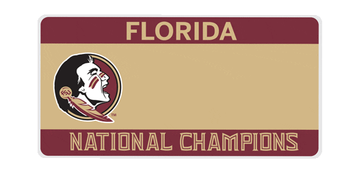 national champions college Sticker by Florida State University