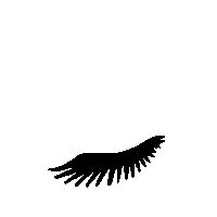 Eyes Lash Sticker by The Social Impact