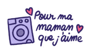 Mom Love Sticker by Eledraws (Eleonore Bem)